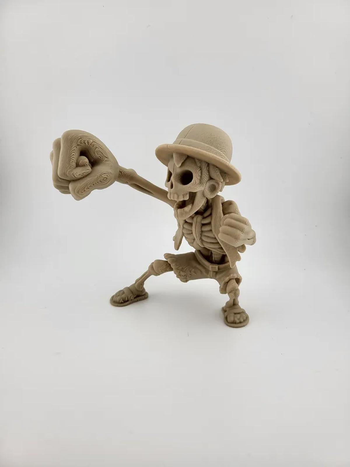 Monkey D. Luffy Skeleton Figure - One Piece Pirate King Halloween Horror