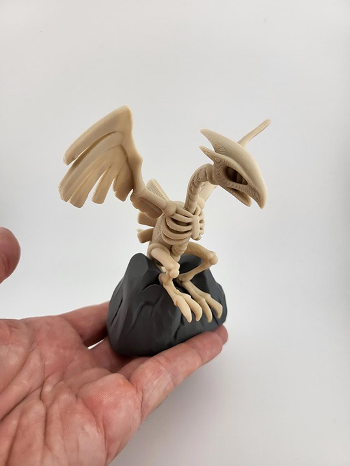 Lugia Skeleton Figure Diorama - Spooky Pokémon Halloween Scene