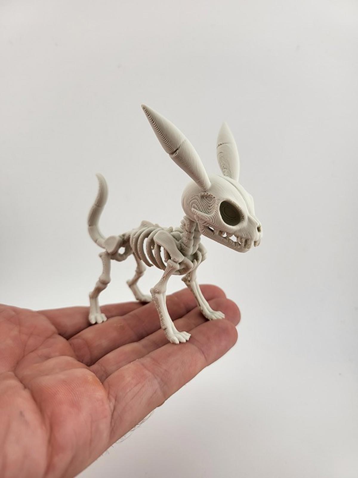 Umbreon Moonlight Skeleton Figure - Spooky Pokémon Halloween Decor
