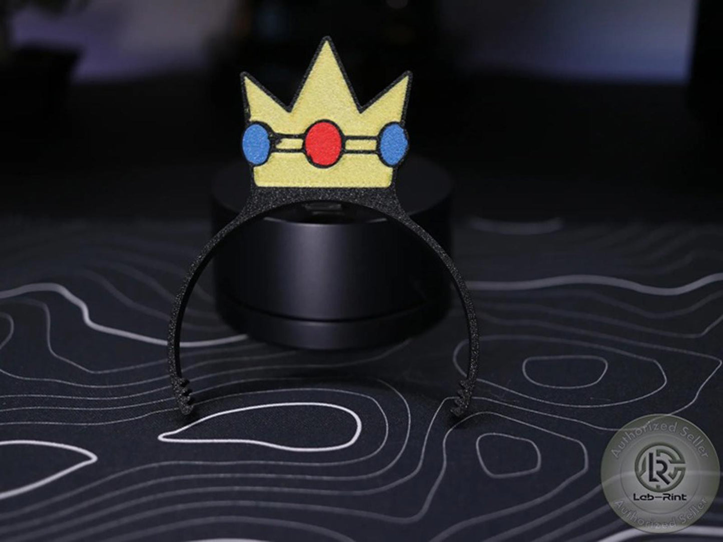 LABUBU Princess Peach Headband – 3D Printed Crown Accessory