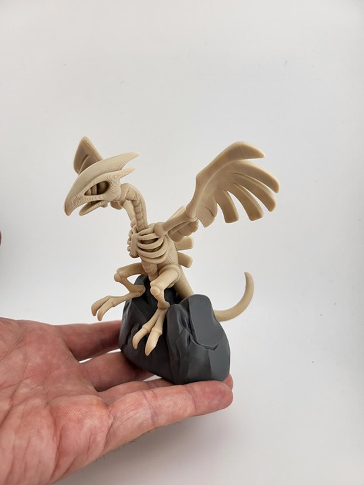 Lugia Skeleton Figure Diorama - Spooky Pokémon Halloween Scene