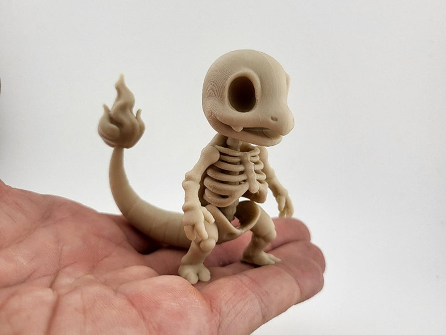 Charmander Skeleton Figure - Spooky Pokémon Halloween Horror