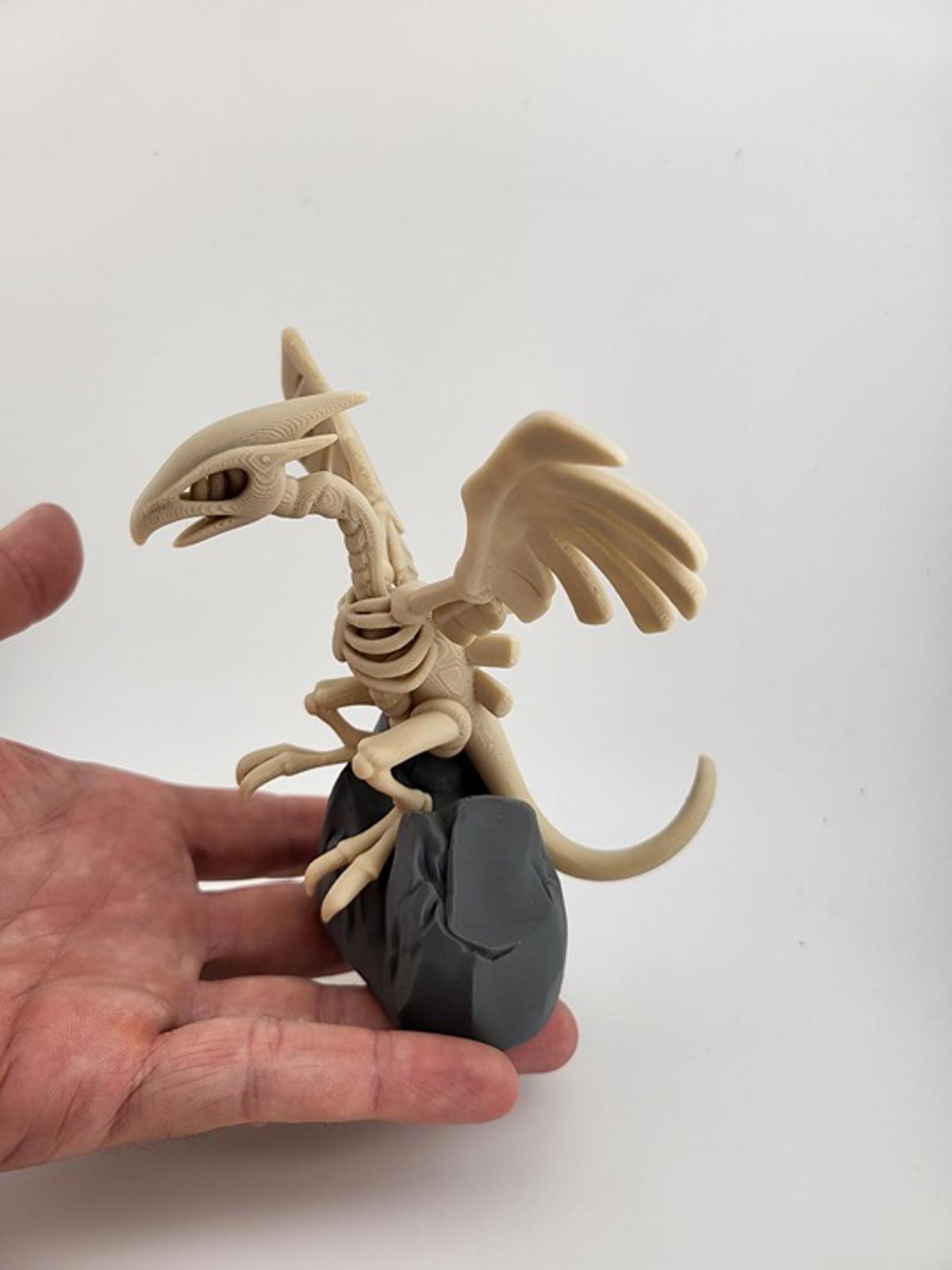Lugia Skeleton Figure Diorama - Spooky Pokémon Halloween Scene
