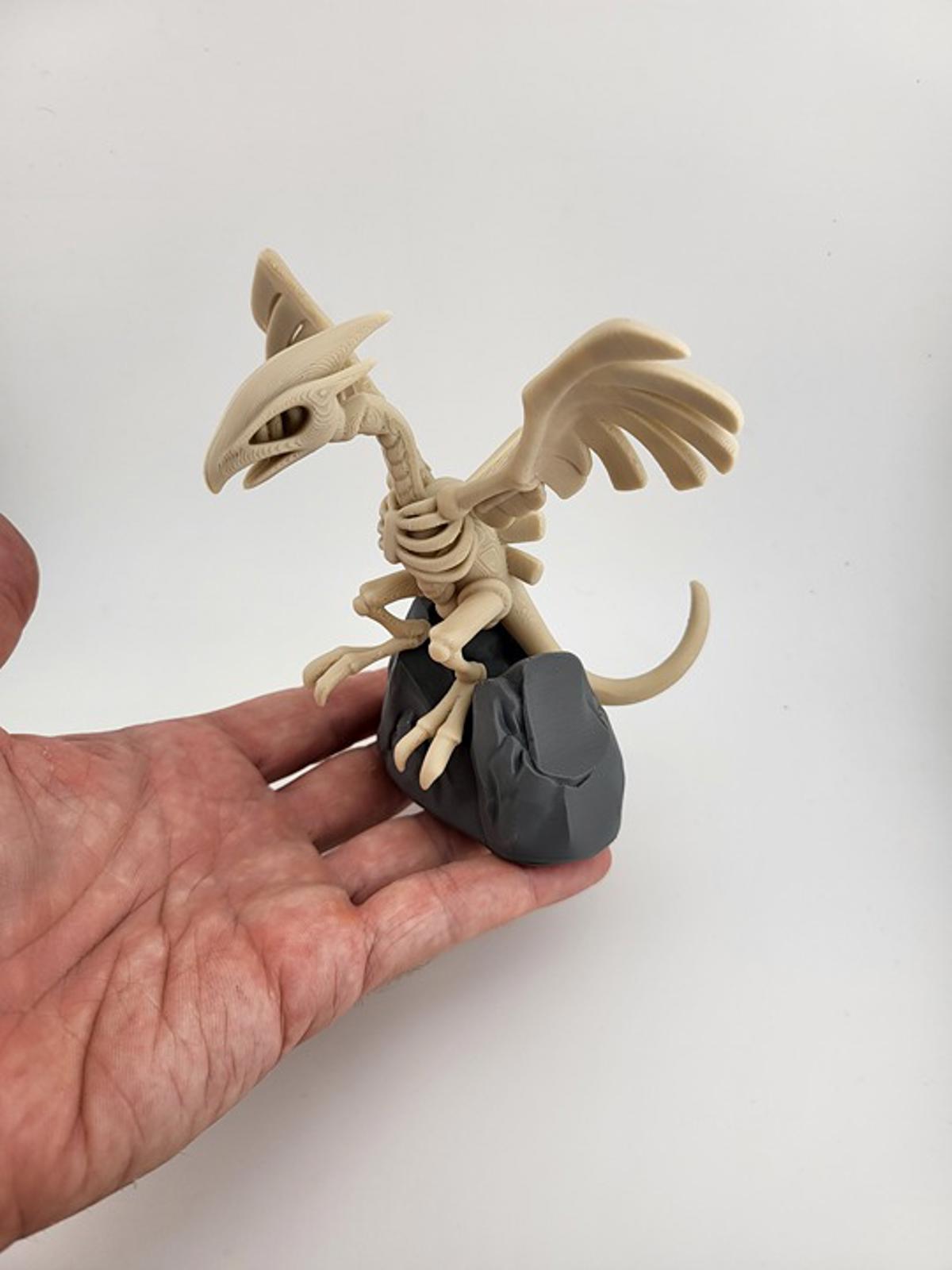 Lugia Skeleton Figure Diorama - Spooky Pokémon Halloween Scene