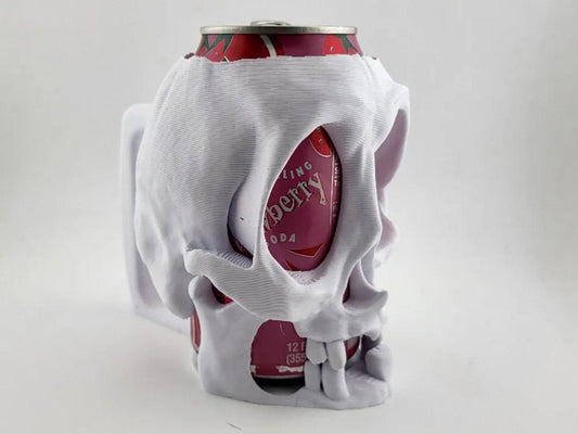 Skull Can Cooler - Spooky Drink Holder for Chilling Sips