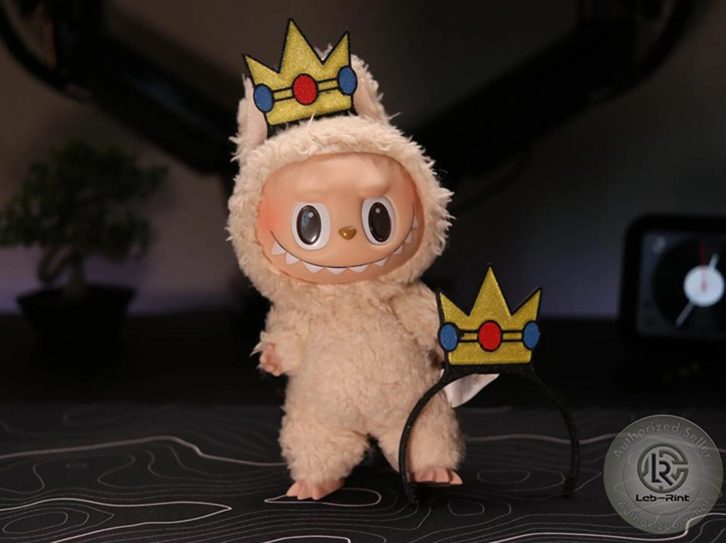 LABUBU Princess Peach Headband – 3D Printed Crown Accessory