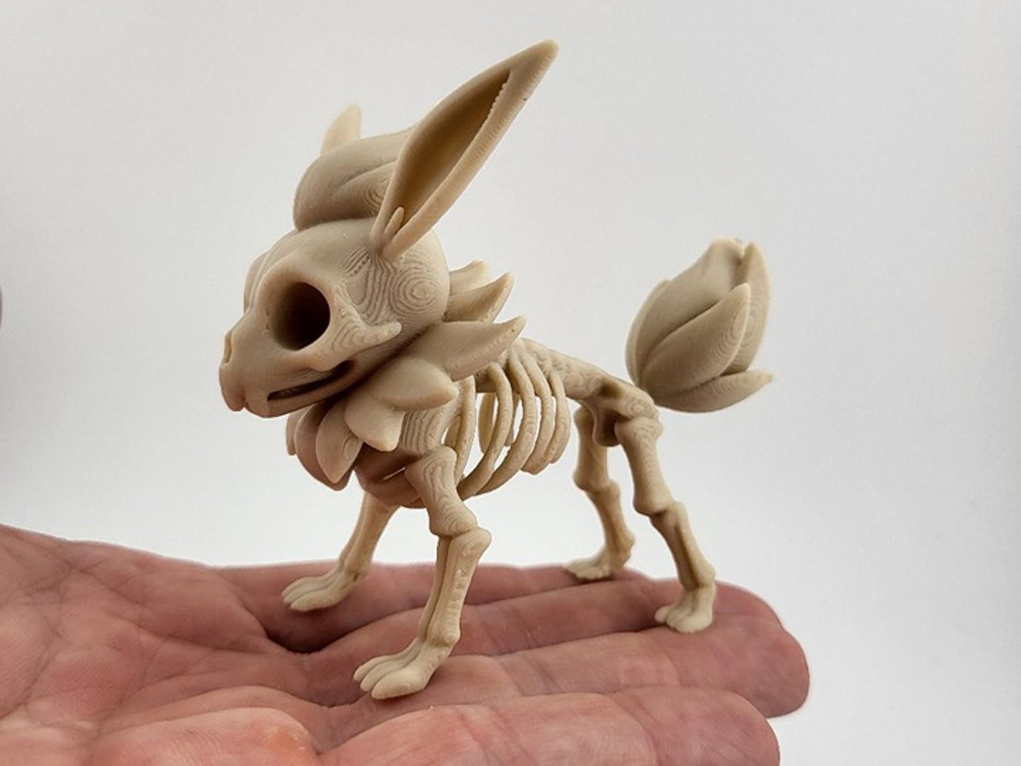 Flareon Ember Skeleton Figure - Spooky Pokémon Halloween Horror