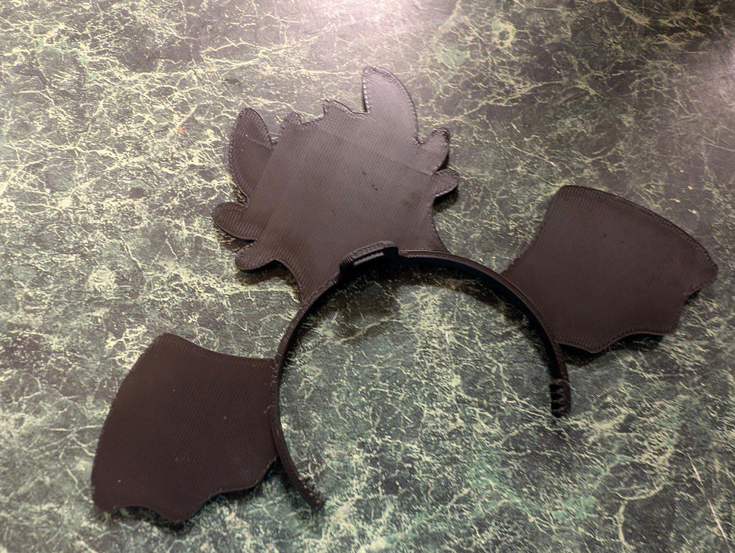 Labubu Toothless Dragon Headband 3D Printed – Doll Accessory
