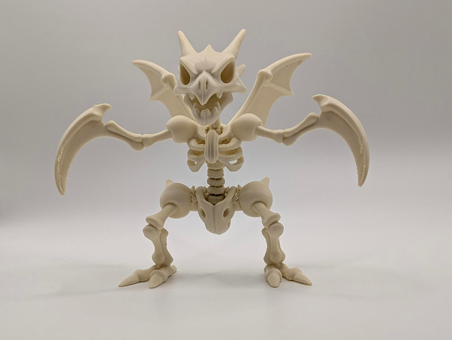 Scyther Mantis Skeleton Figure - Slasher Pokémon Halloween Horror