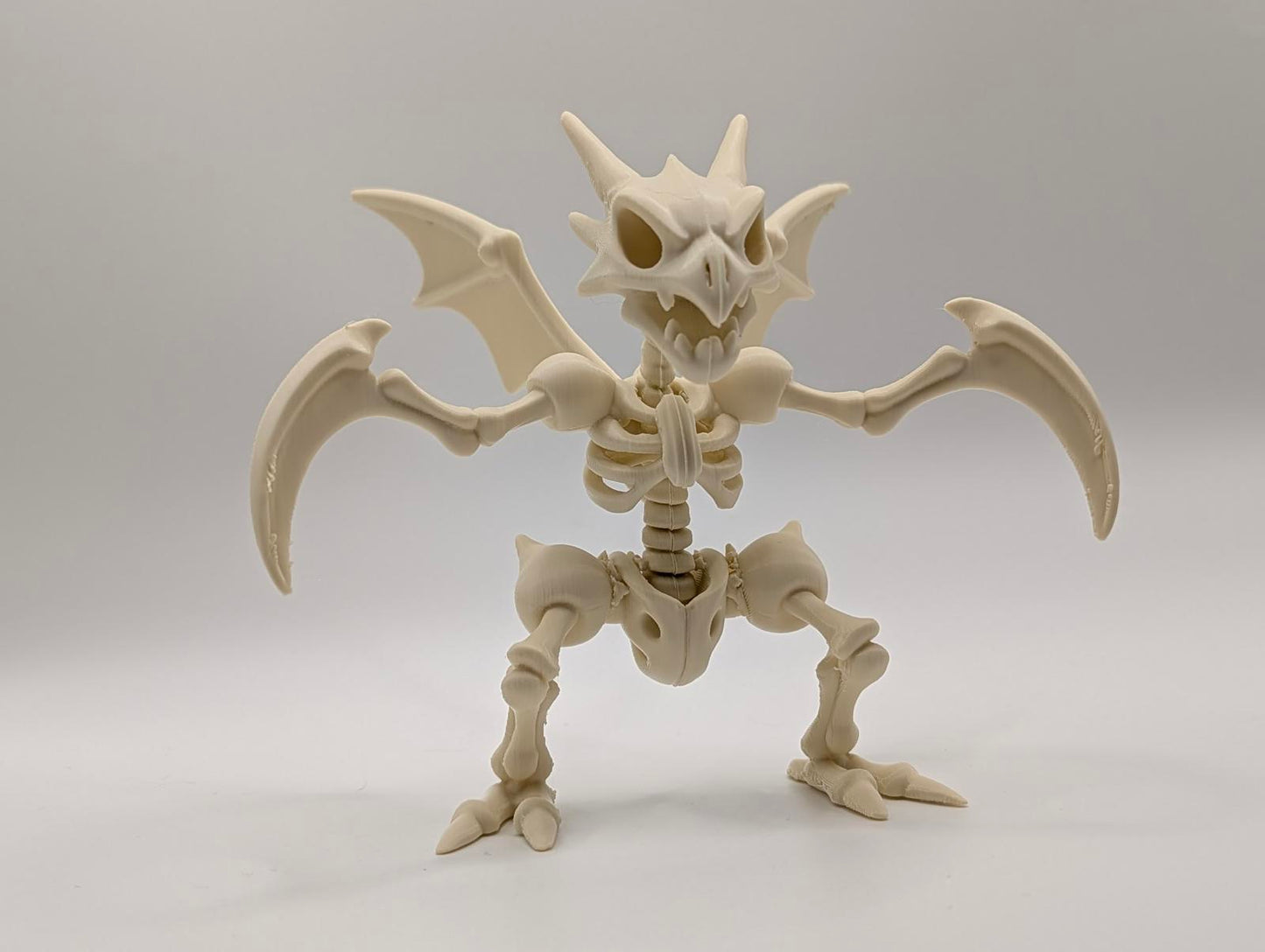 Scyther Mantis Skeleton Figure - Slasher Pokémon Halloween Horror