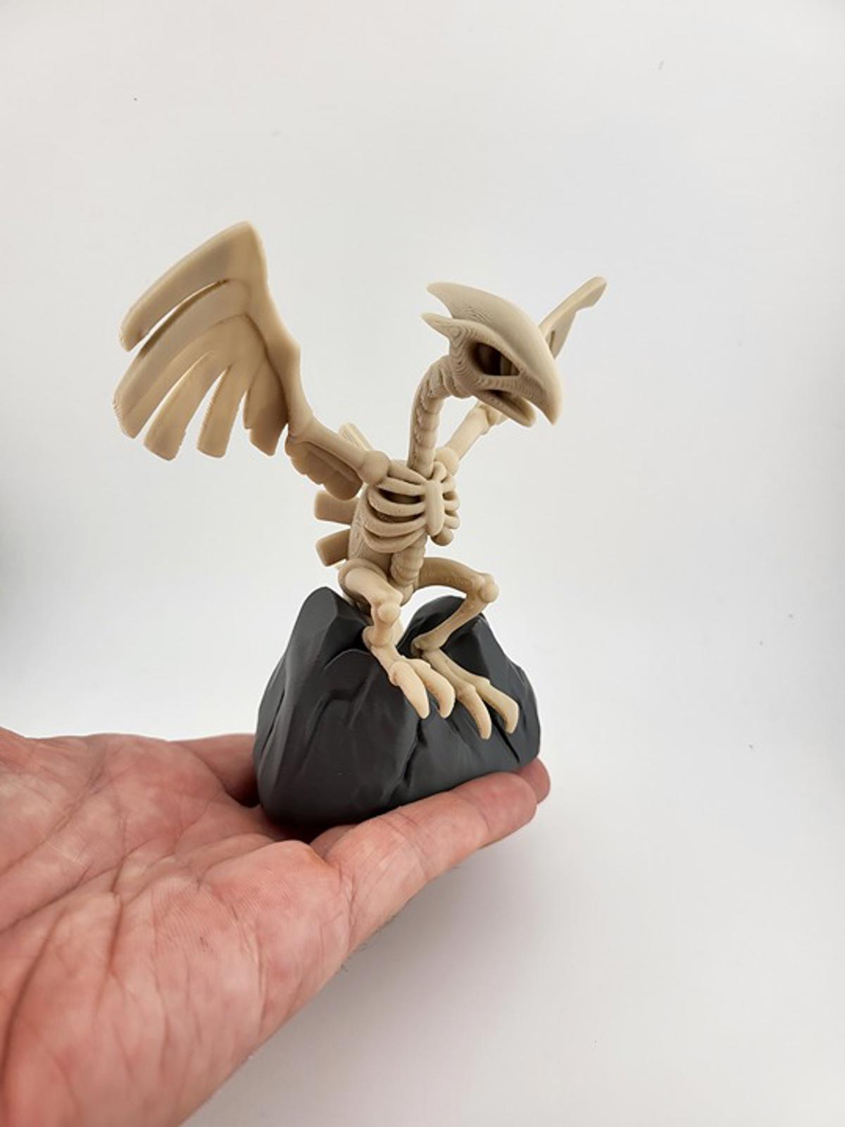 Lugia Skeleton Figure Diorama - Spooky Pokémon Halloween Scene