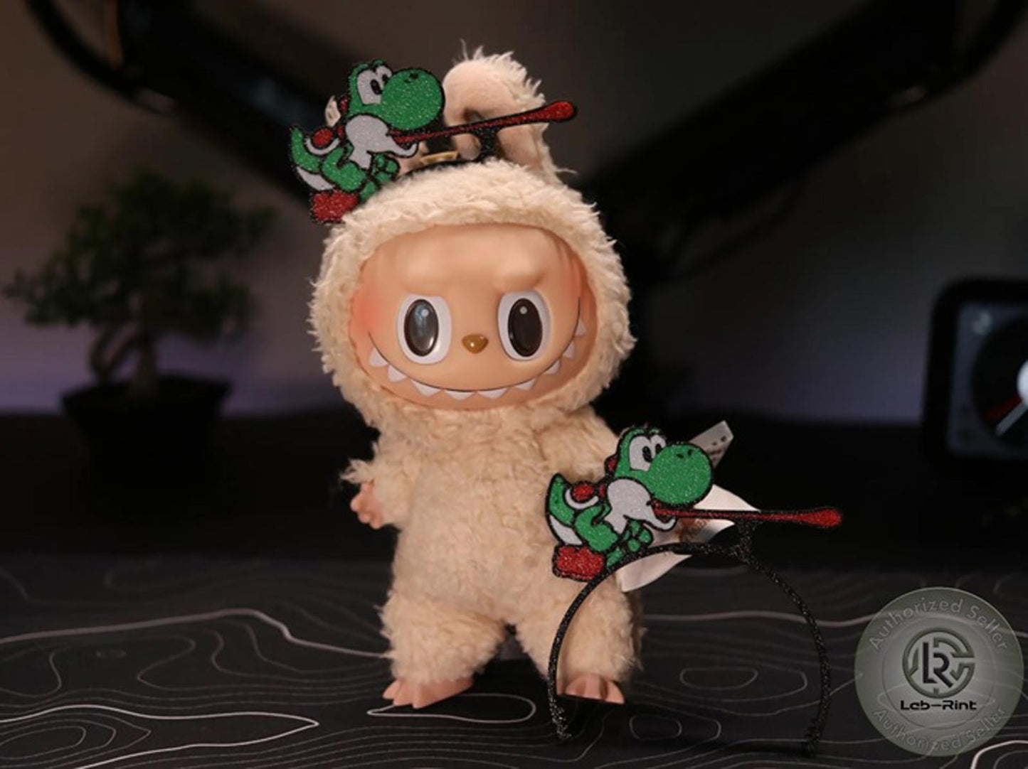 Labubu Yoshi Cosplay Headband – Mario-Inspired 3D Printed Accessory