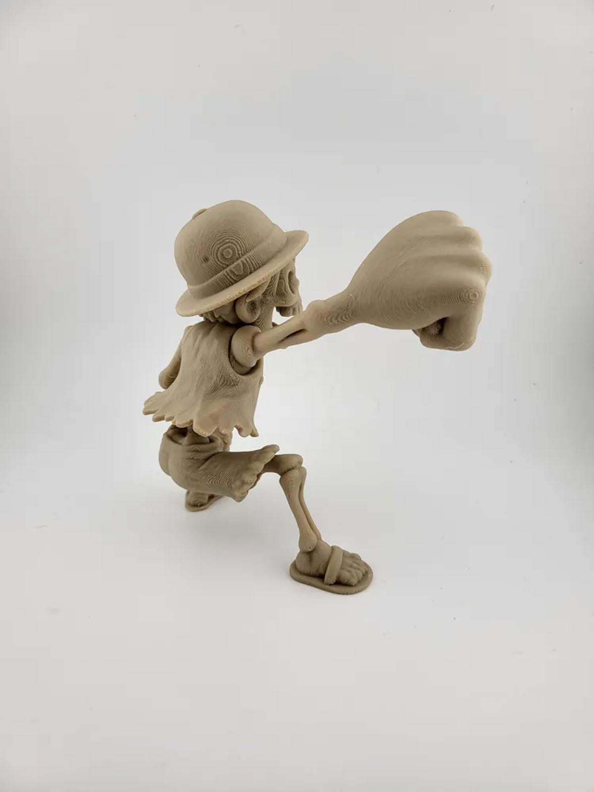 Monkey D. Luffy Skeleton Figure - One Piece Pirate King Halloween Horror