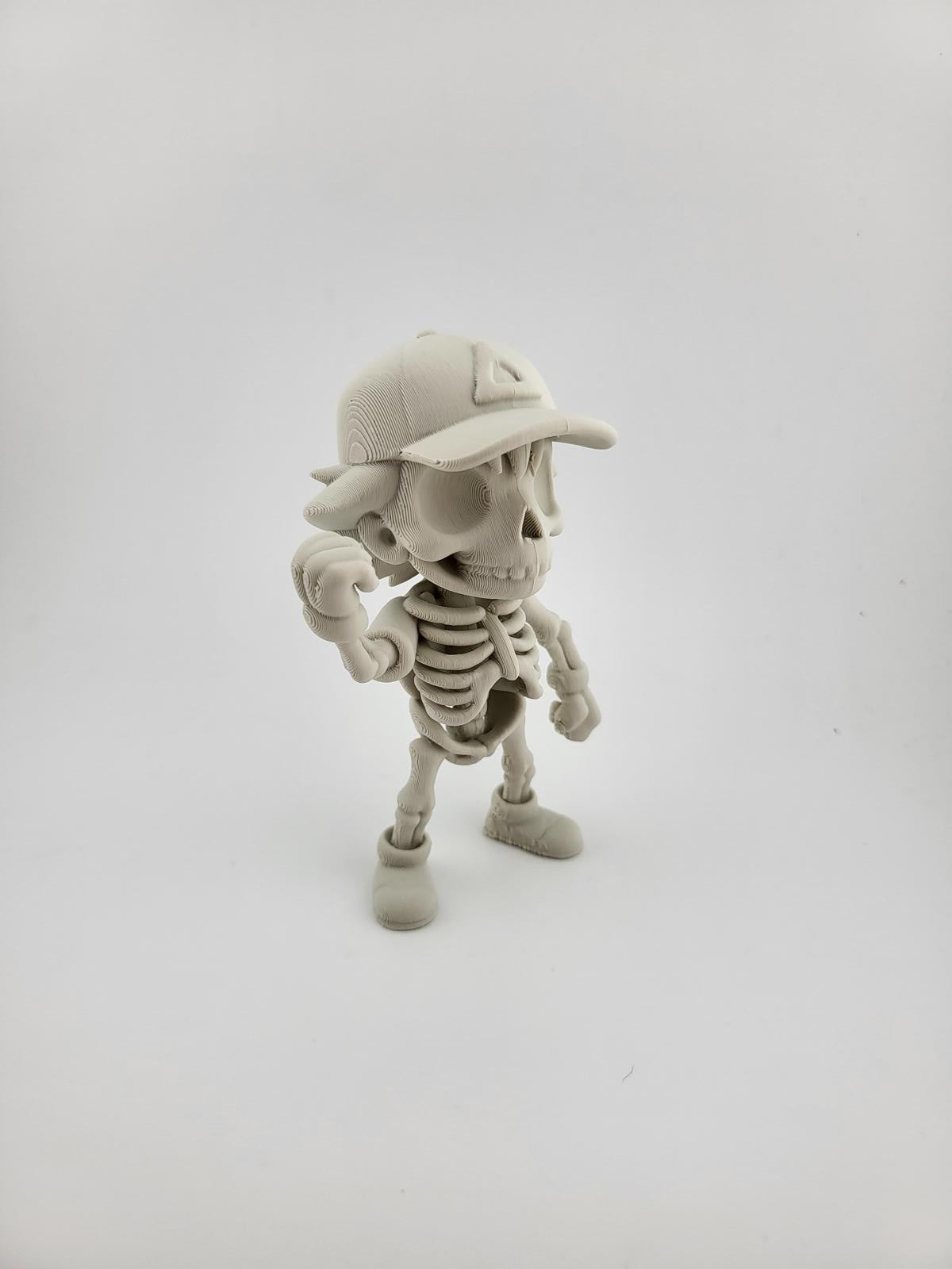 Ash Ketchum Ghost Trainer Skeleton Figure - Pokémon Halloween Horror