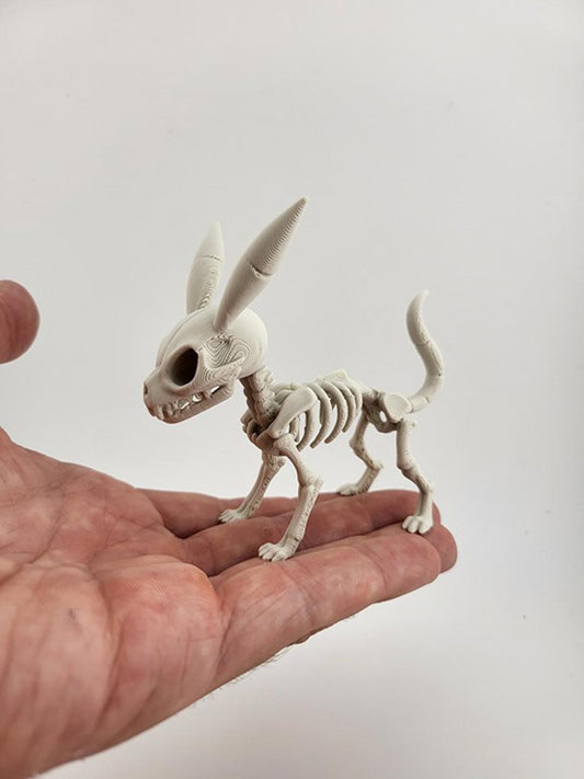 Umbreon Moonlight Skeleton Figure - Spooky Pokémon Halloween Decor