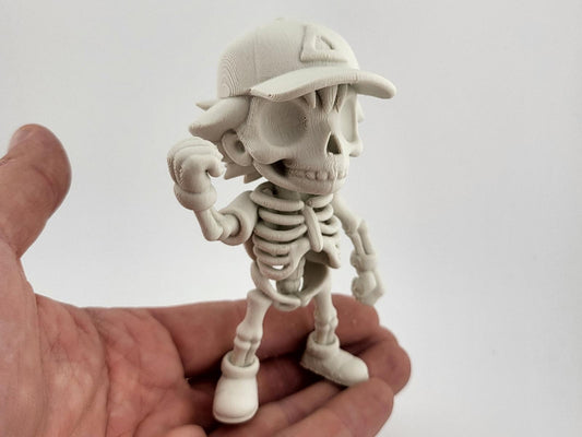 Ash Ketchum Ghost Trainer Skeleton Figure - Pokémon Halloween Horror