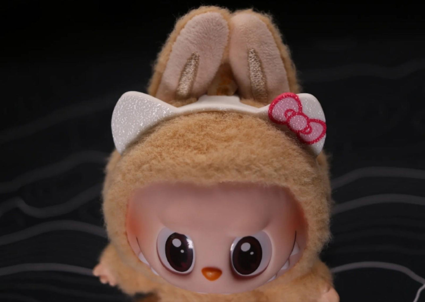 LABUBU Hello Kitty Headband – Doll Accessory with Bow Ears