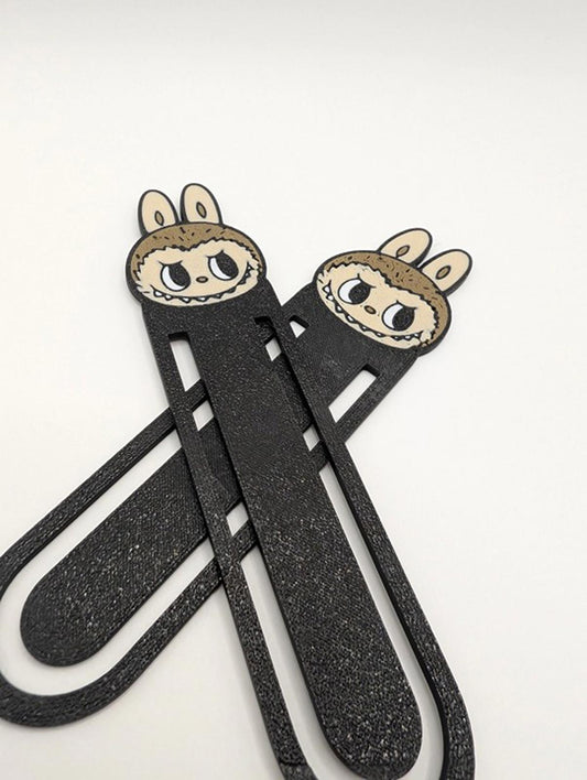 LABUBU Bookmarks - Set of 2 Cute Collectible Page Holders 3D Printed