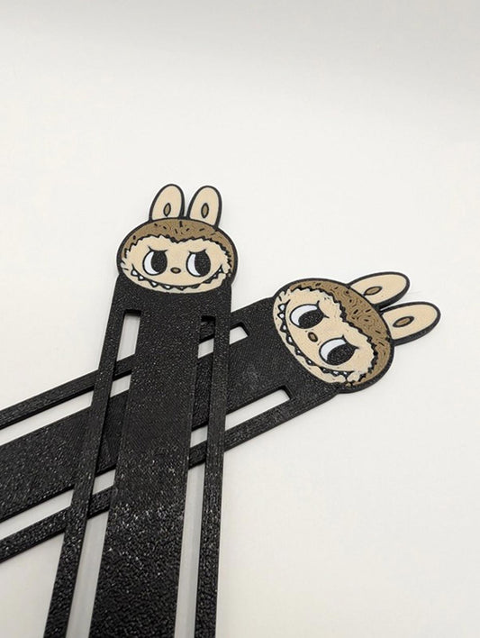 LABUBU Bookmarks - Set of 2 Cute Collectible Page Holders 3D Printed