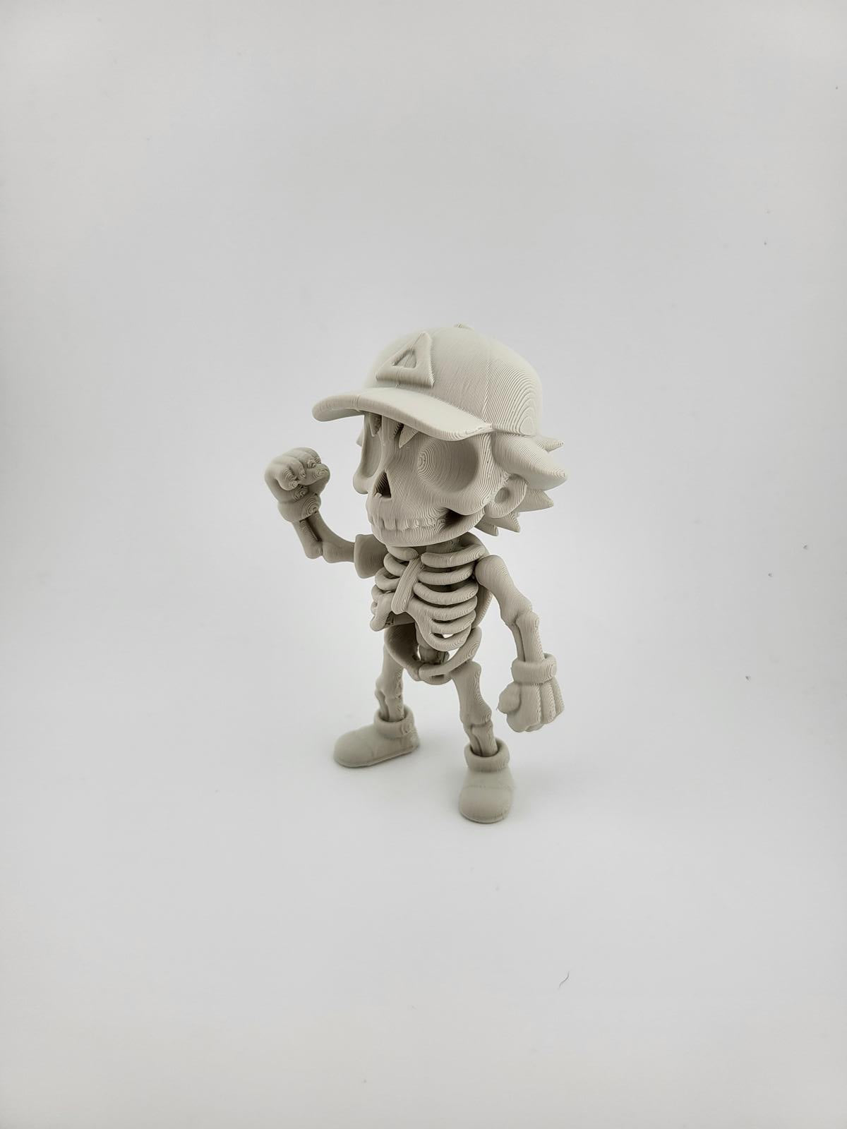 Ash Ketchum Ghost Trainer Skeleton Figure - Pokémon Halloween Horror