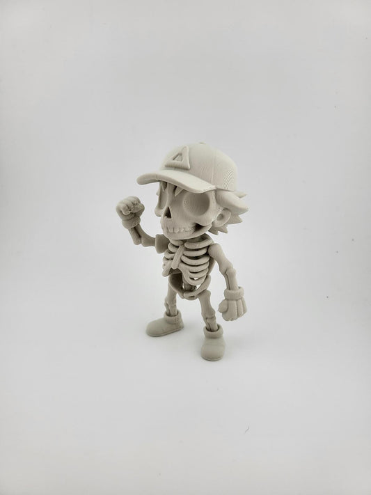 Ash Ketchum Ghost Trainer Skeleton Figure - Pokémon Halloween Horror