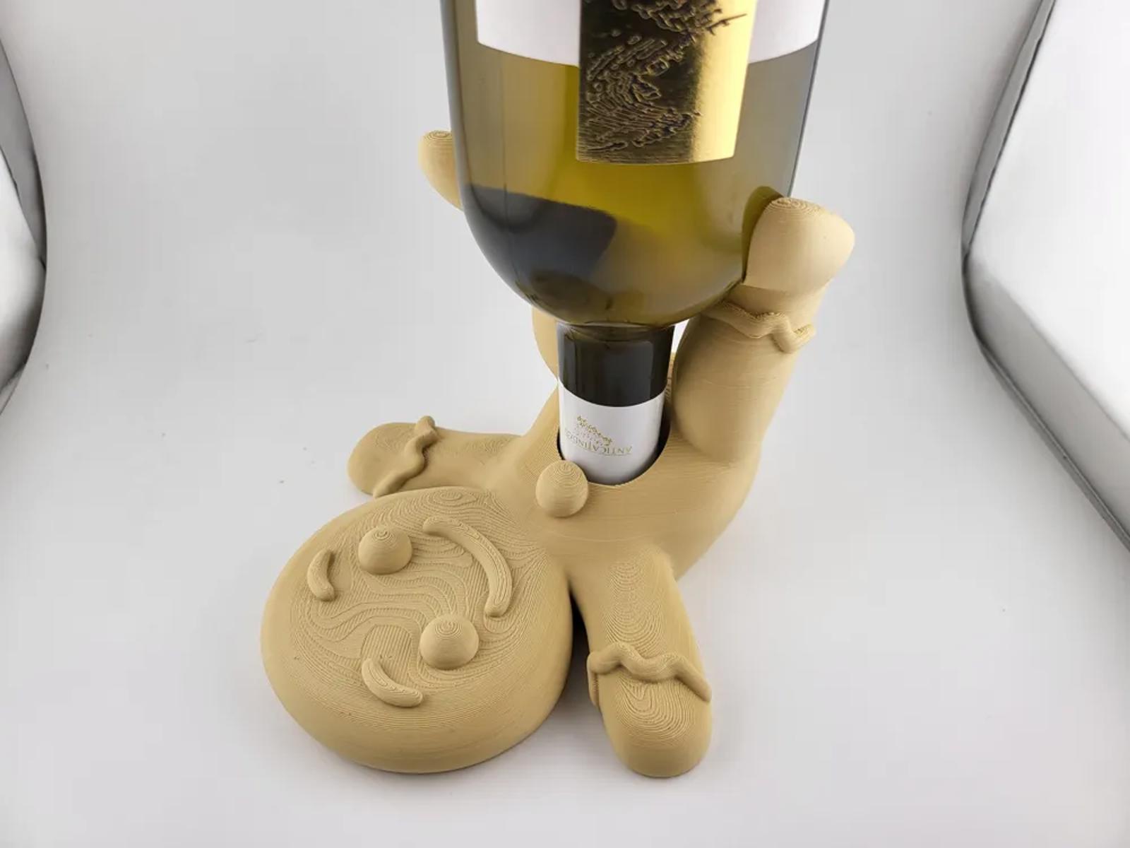 Gingerbread Man Wine Bottle Holder Christmas decor 