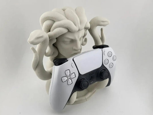 Medusa Head Controller Stand - PS5 PS4 Gaming Horror Decor Sony