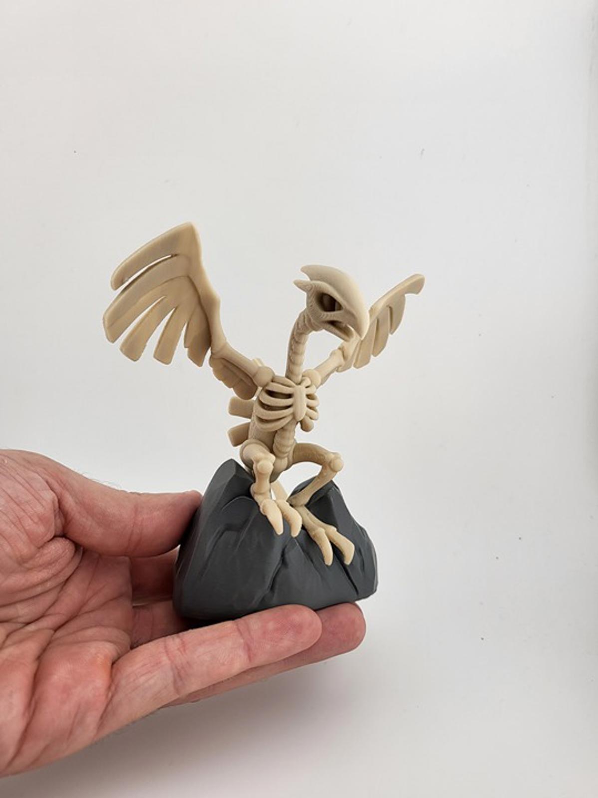 Lugia Skeleton Figure Diorama - Spooky Pokémon Halloween Scene