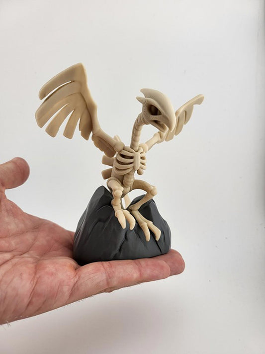 Lugia Skeleton Figure Diorama - Spooky Pokémon Halloween Scene