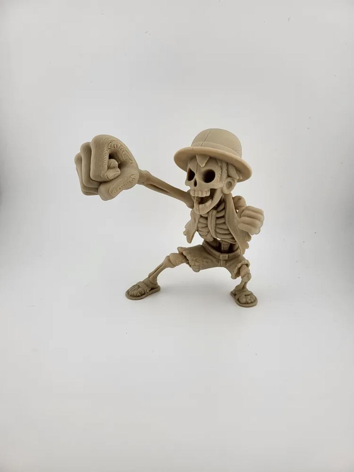 Monkey D. Luffy Skeleton Figure - One Piece Pirate King Halloween Horror