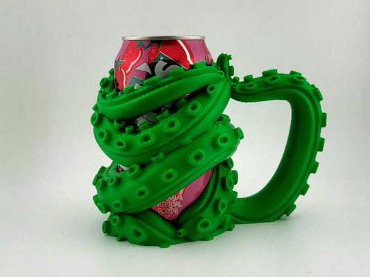 Cthulhu Tentacle Can Holder - Spooky Halloween Drink Mug