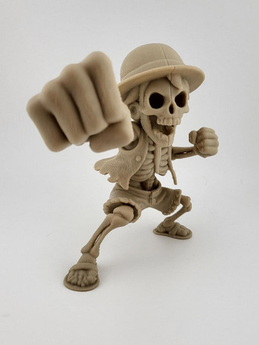 Monkey D. Luffy Skeleton Figure - One Piece Pirate King Halloween Horror