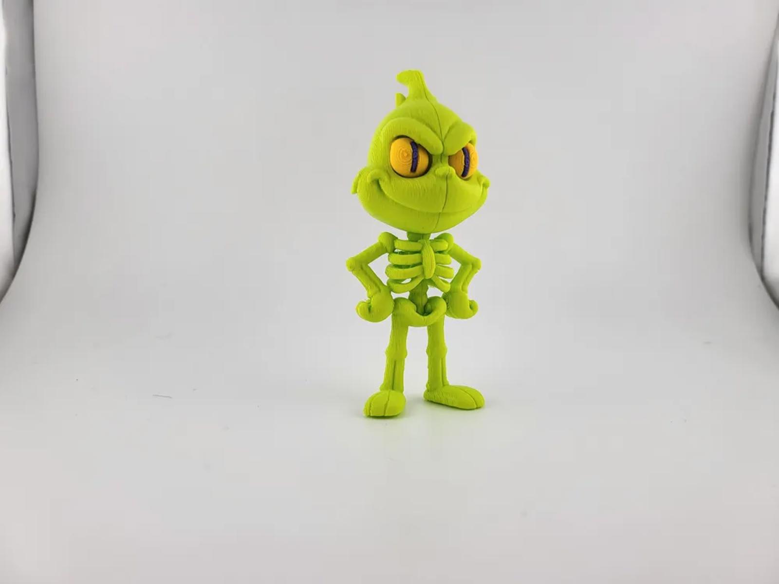 Mean Grinchy Christmas Monster - Funny Anti-Christmas Decor 