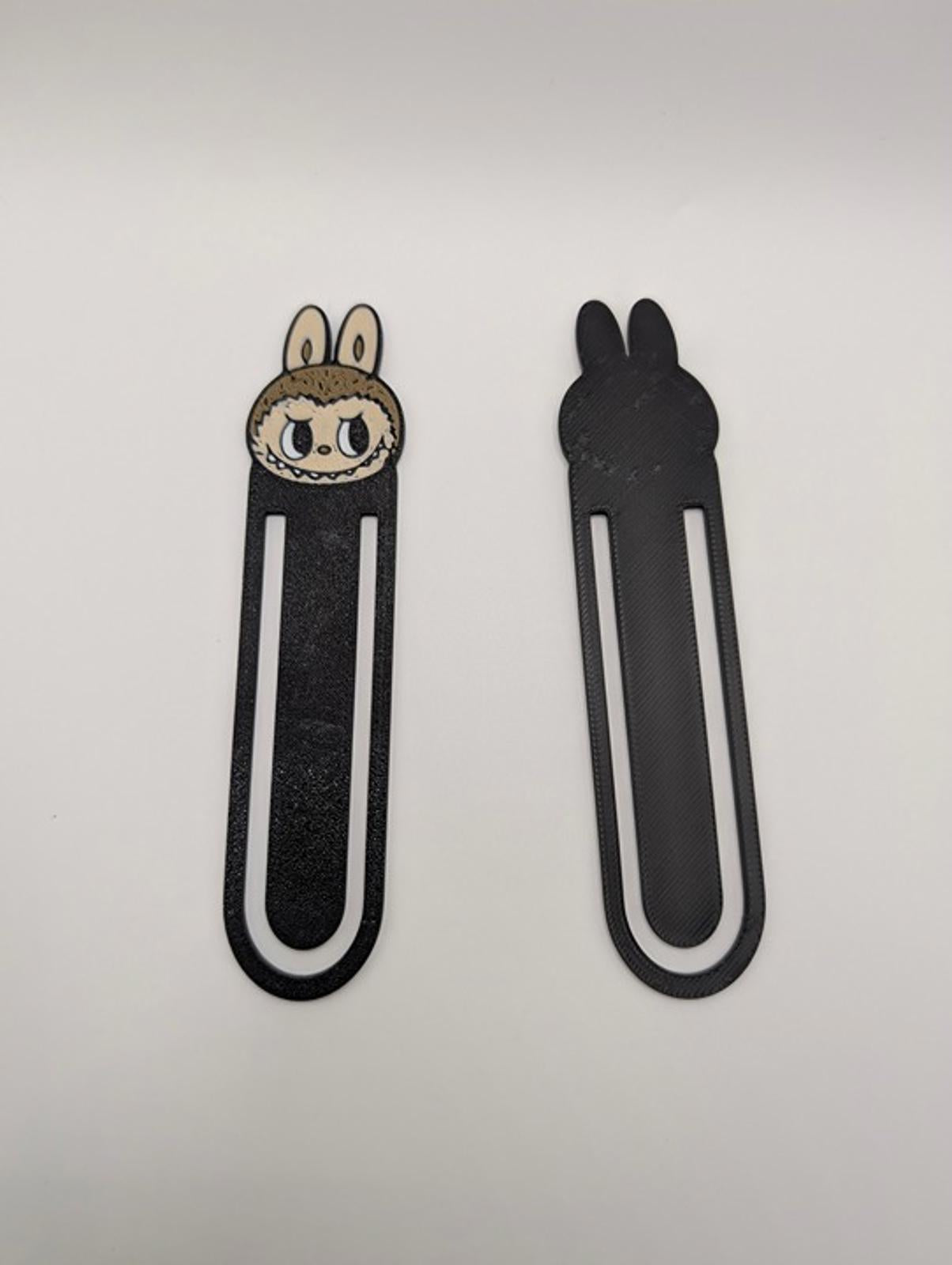 LABUBU Bookmarks - Set of 2 Cute Collectible Page Holders 3D Printed