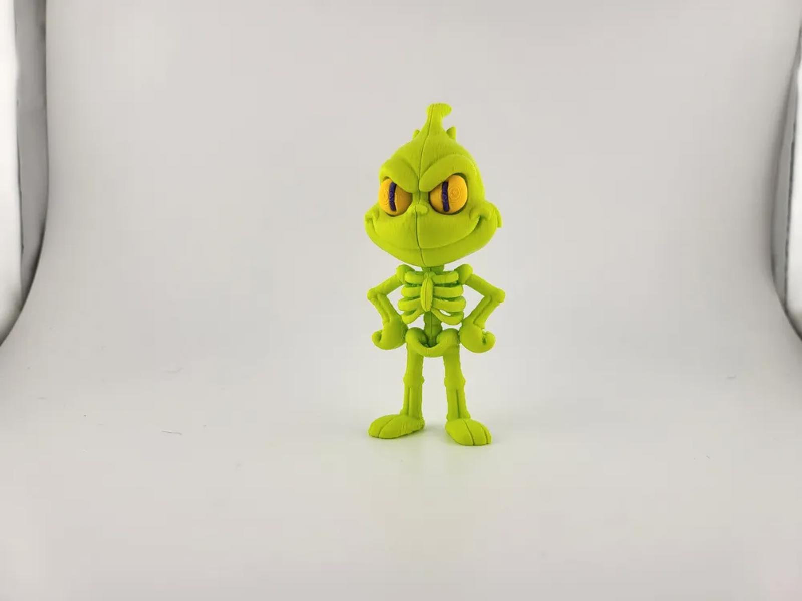 Mean Grinchy Christmas Monster - Funny Anti-Christmas Decor 