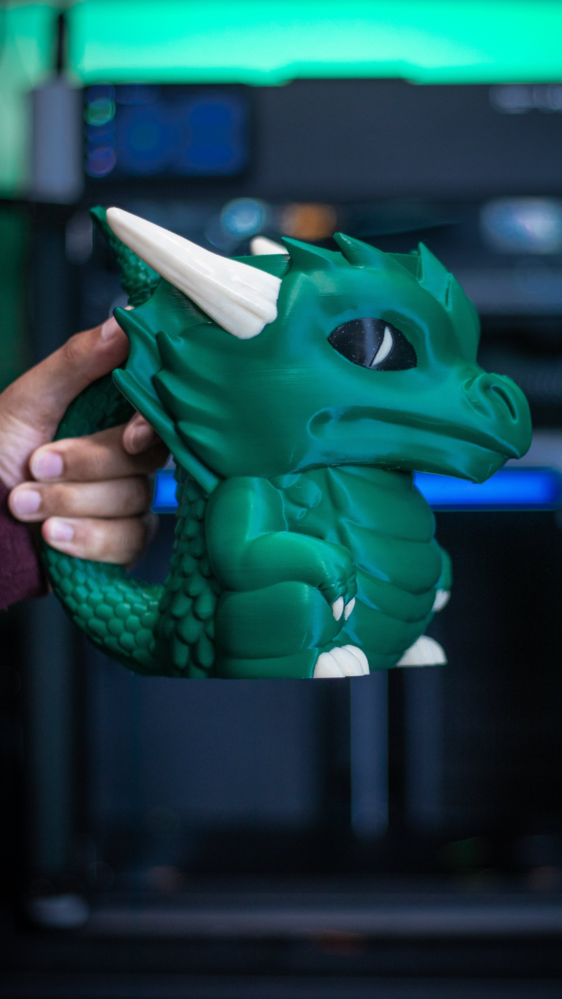 Dragon Ice Cream Pint Holder - Mythical Dessert Companion 