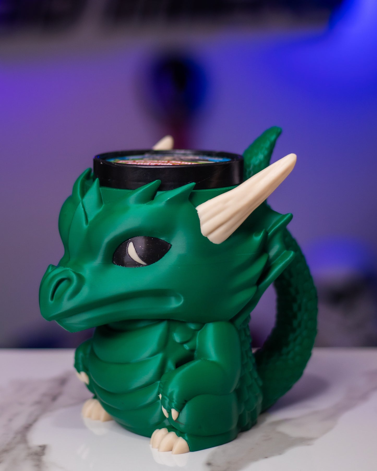 Dragon Ice Cream Pint Holder - Mythical Dessert Companion 