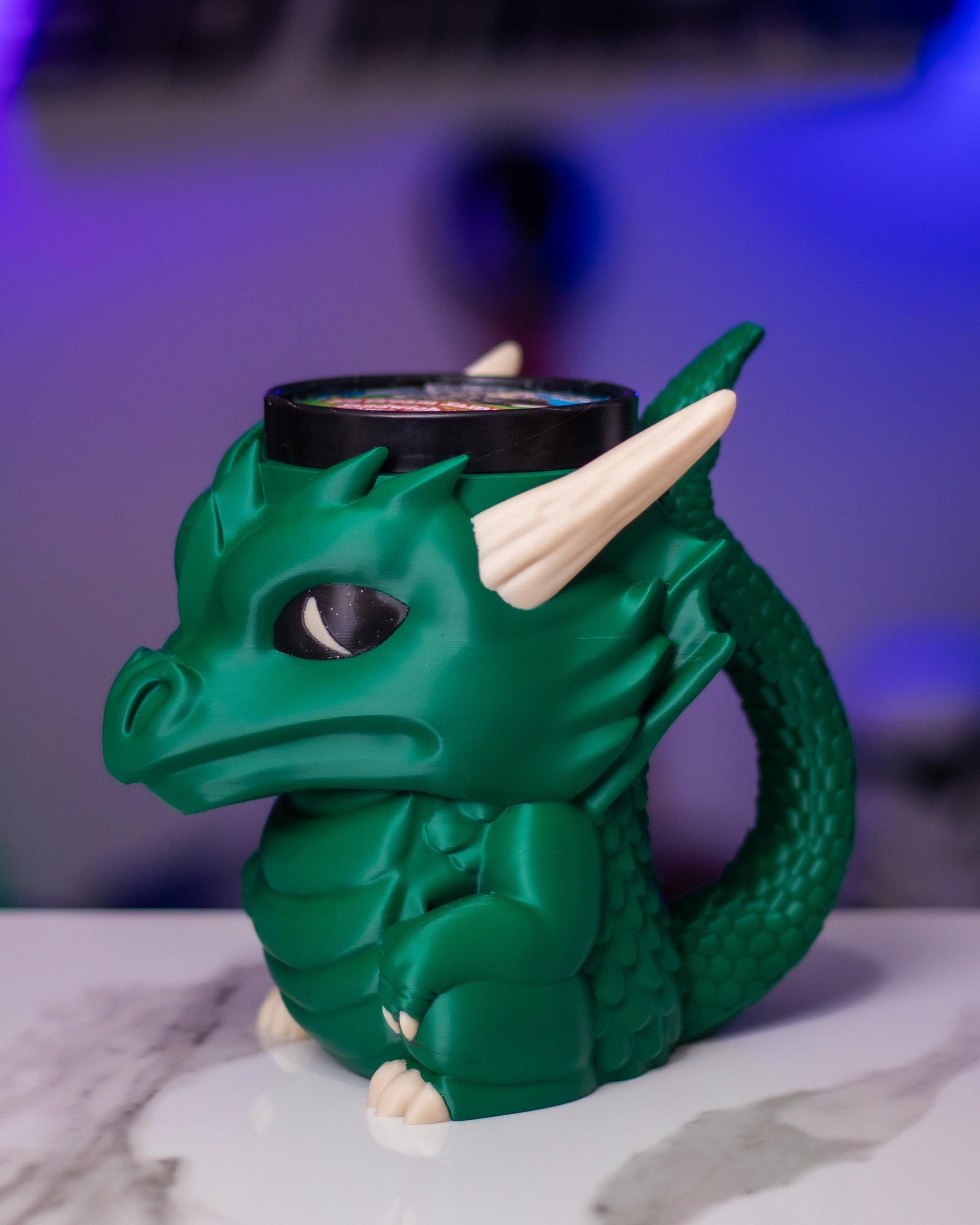 Dragon Ice Cream Pint Holder - Mythical Dessert Companion 