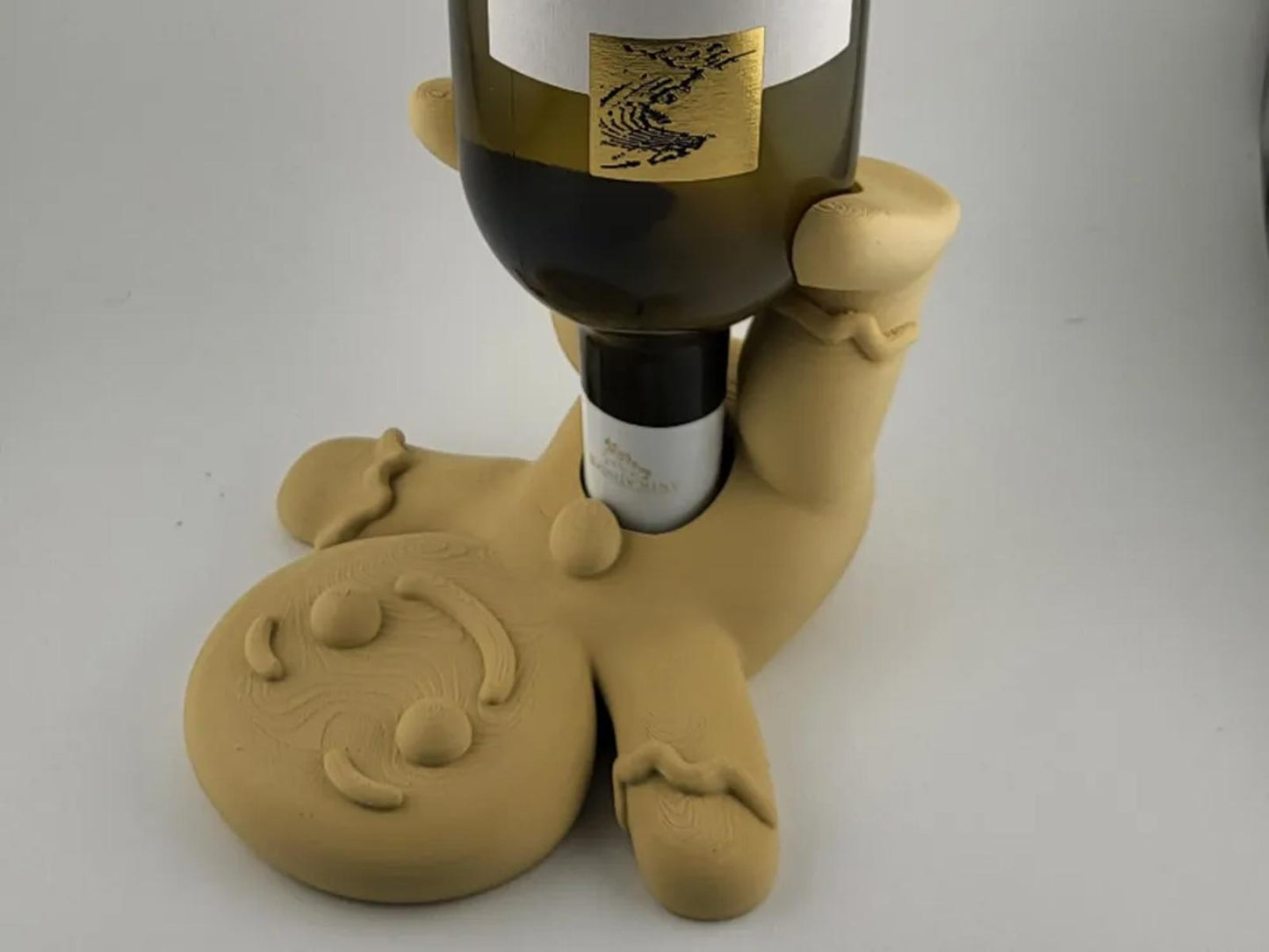 Gingerbread Man Wine Bottle Holder Christmas decor 