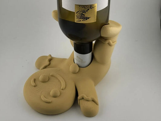 Gingerbread Man Wine Bottle Holder Christmas decor 
