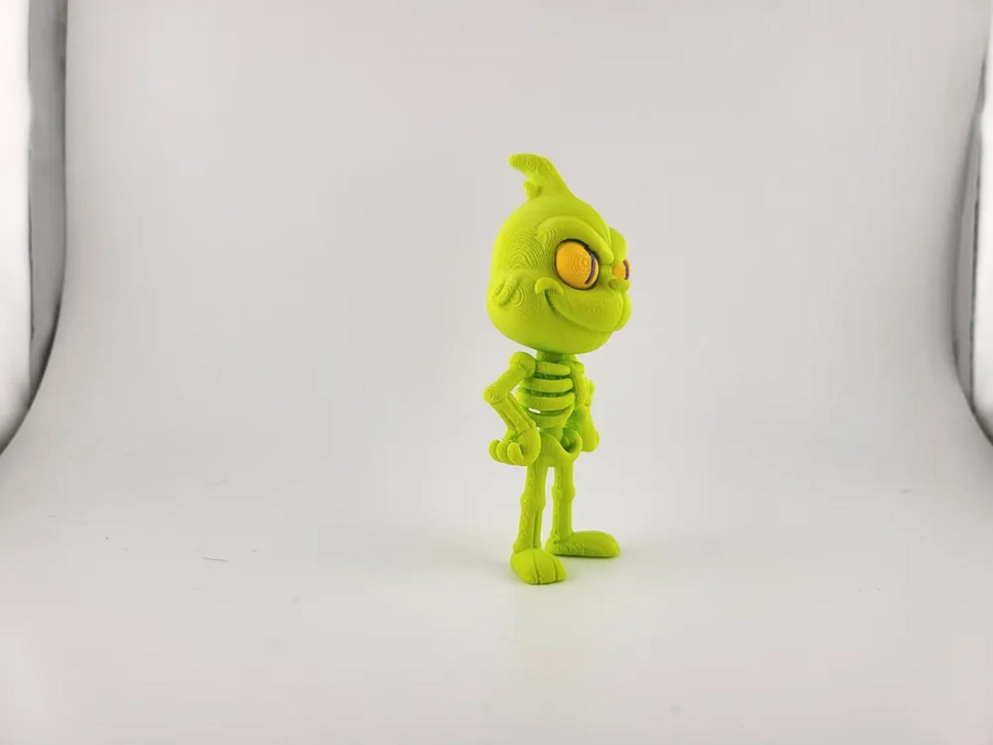 Mean Grinchy Christmas Monster - Funny Anti-Christmas Decor 