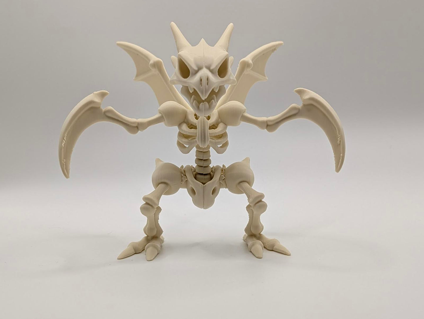 Scyther Mantis Skeleton Figure - Slasher Pokémon Halloween Horror