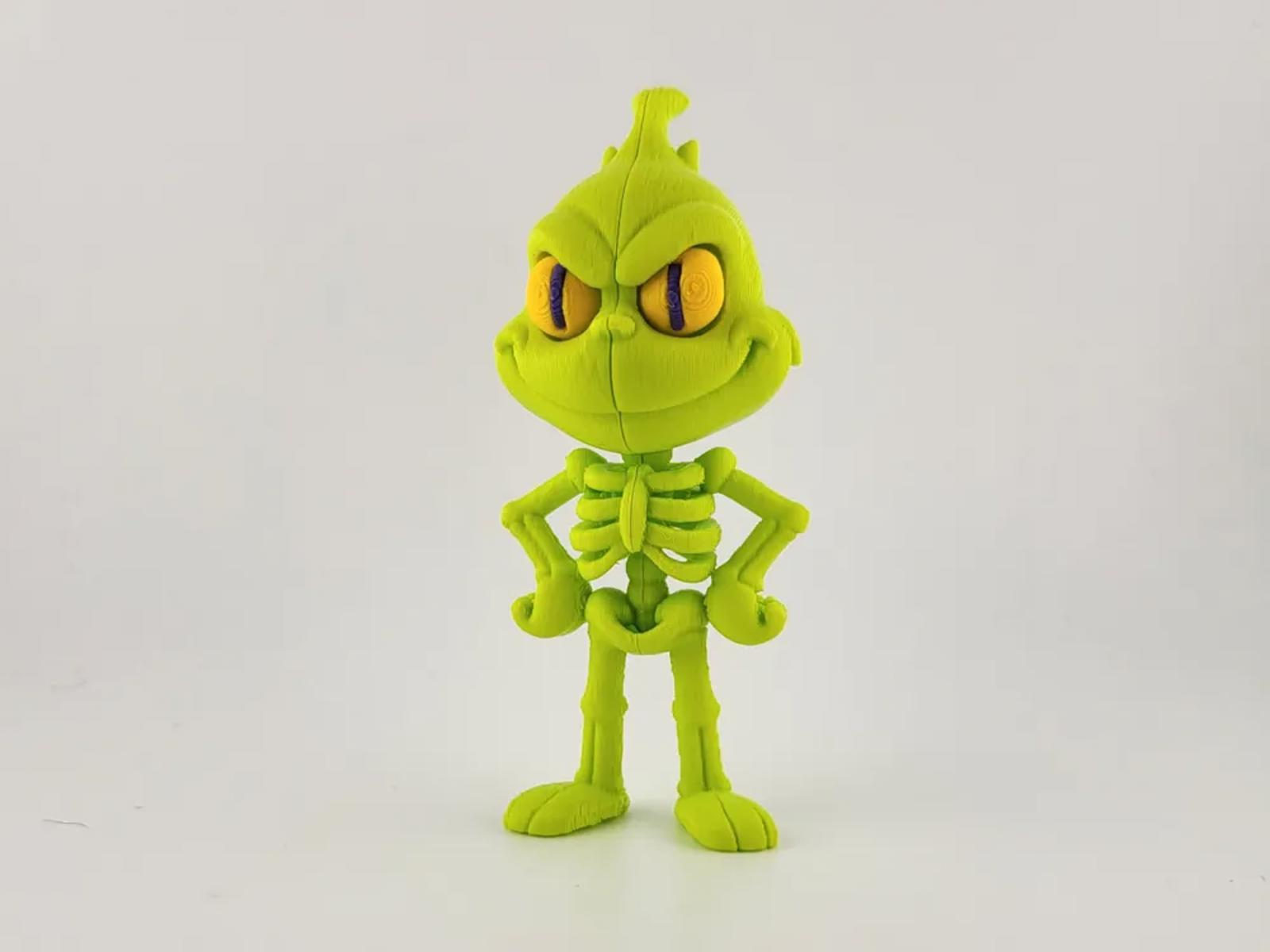 Mean Grinchy Christmas Monster - Funny Anti-Christmas Decor 