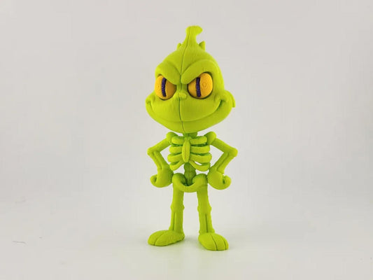 Mean Grinchy Christmas Monster - Funny Anti-Christmas Decor 
