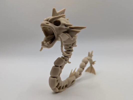 Gyarados Leviathan Skeleton Figure - Spooky Pokémon Halloween Decor