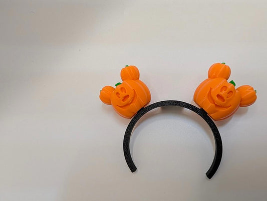 Labubu Halloween Upgrade: Spooky Pumpkin Mouse Ears Accessory