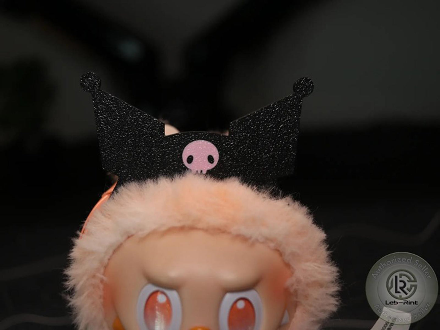 LABUBU Kuromi Headband – 3D Printed Doll Accessory with Tag Loop Feature