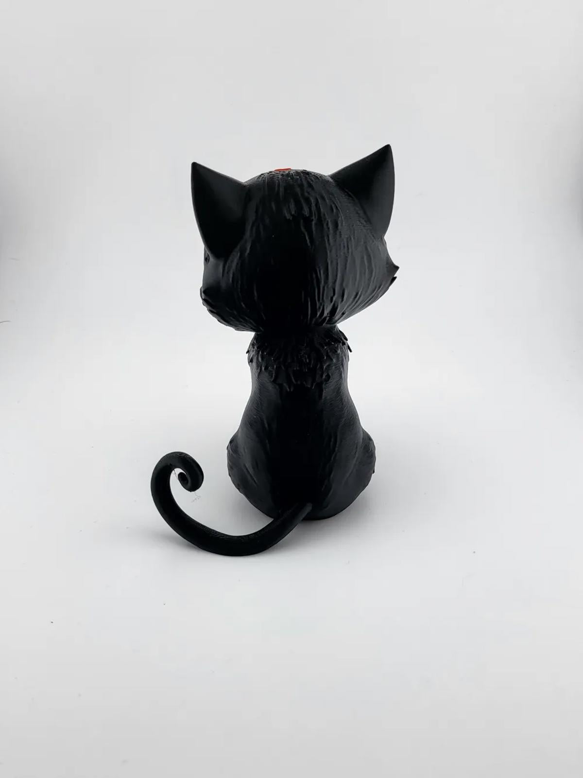 Demonic Cat Totem Figure - Cute & Cursed Halloween Horror Decor