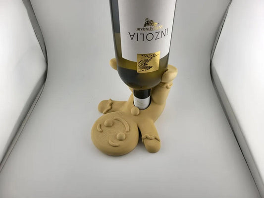Gingerbread Man Wine Bottle Holder Christmas decor 